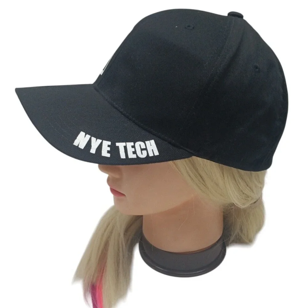 NWT Black‎ NYE TECH Black Hat / Large / X-Large / FLEXFIT